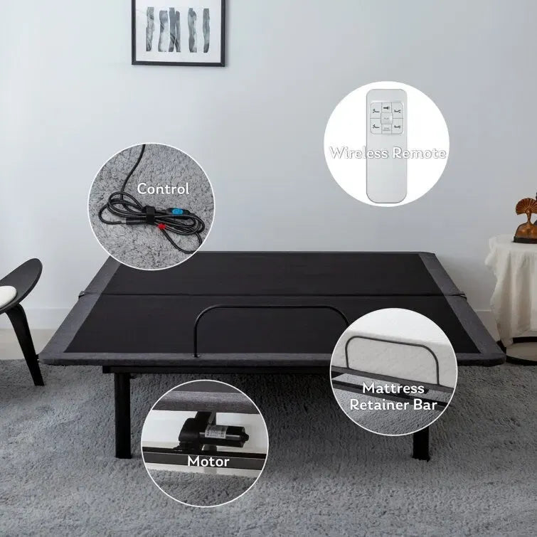 15 Letto regolabile con telecomando wireless